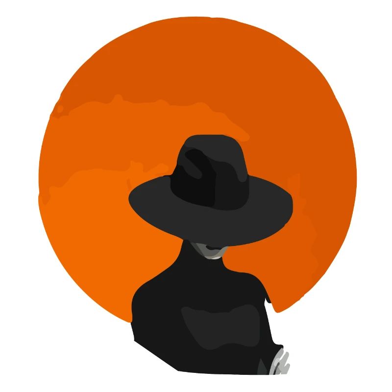 Woman with hat