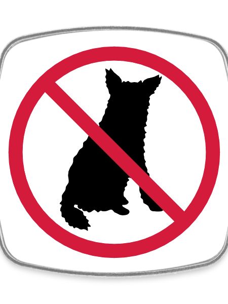 Chiens Interdit Bouclier