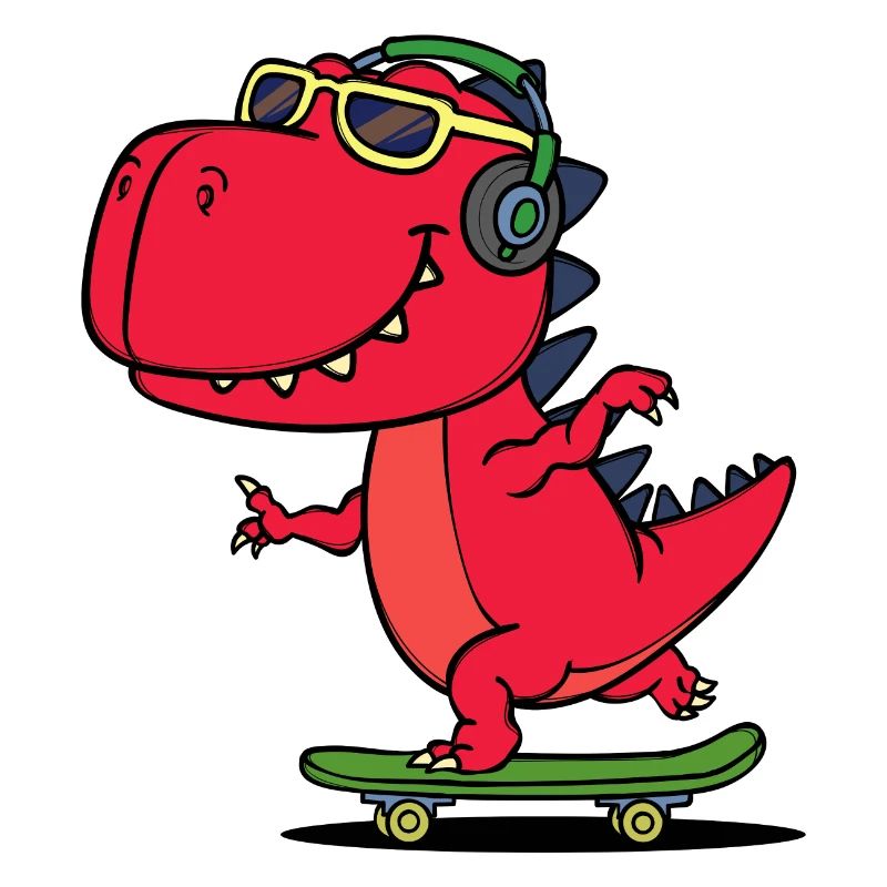 Cool Dinosaur Headset Funny Sunglasses