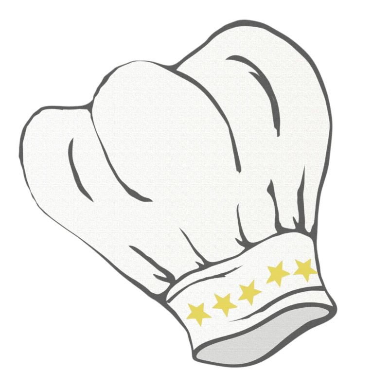 Chef's hat star pattern, cooking, gifting men