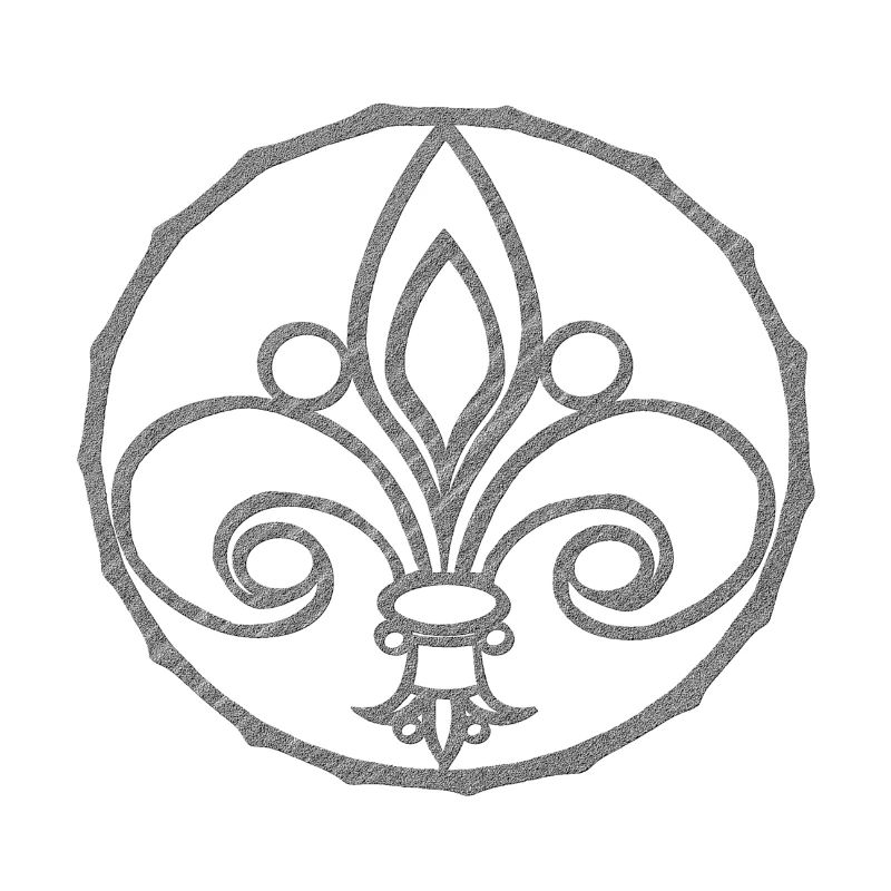 wappensymbole, fleur de lys Relief