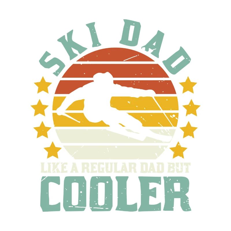 Ski Dad wie ein normaler Papa, aber cooler