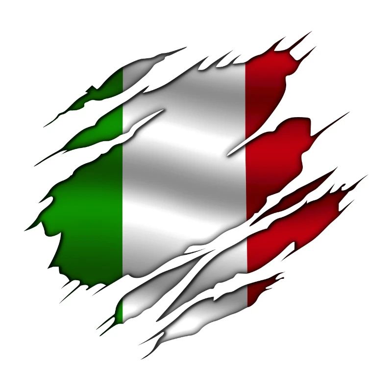 Italy - Italy - Torn design