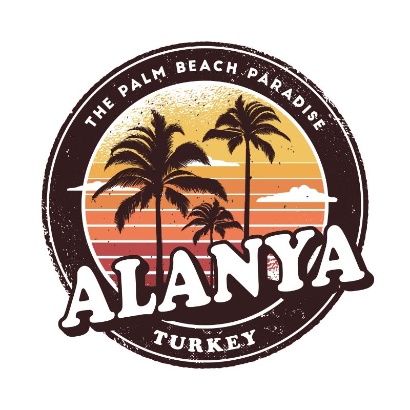 Alanya Turkey Vintage Beach Design / Gift Idea