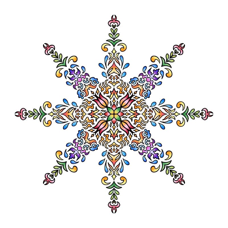 Mandala | Bunt | Leben | Geschenkidee