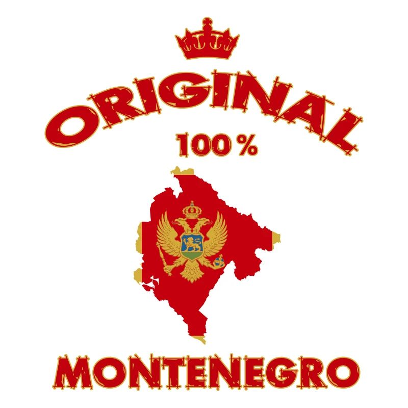 Drapeau du Monténégro original 100%