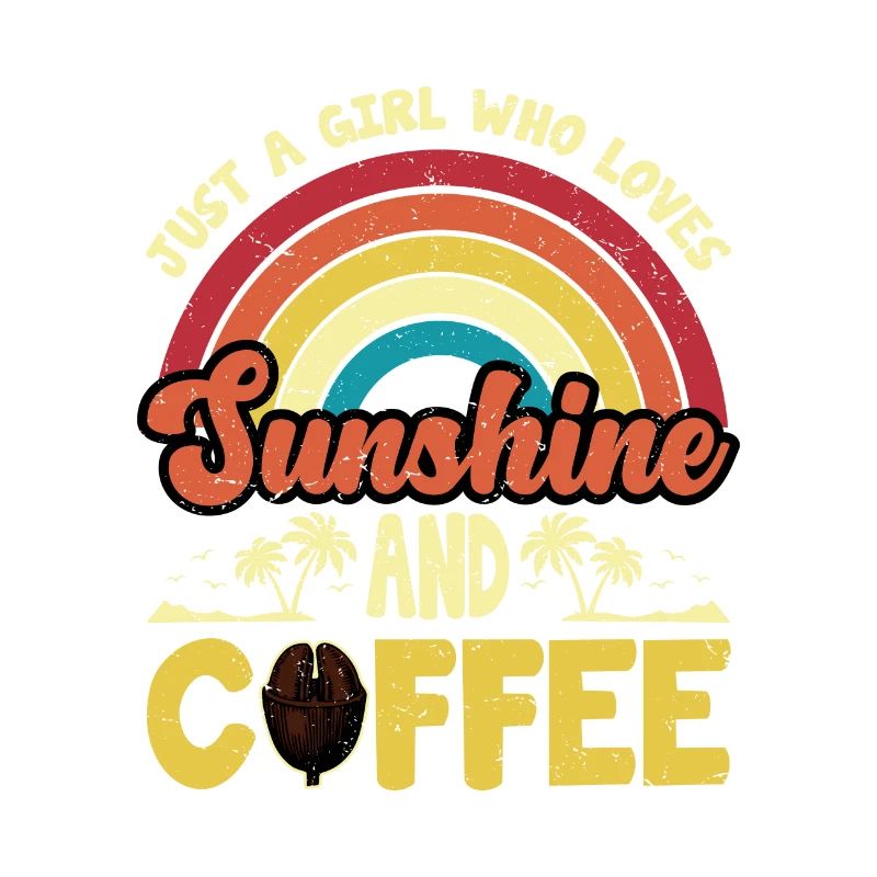 Nur ein Mädchen, das Kaffeedesign liebt