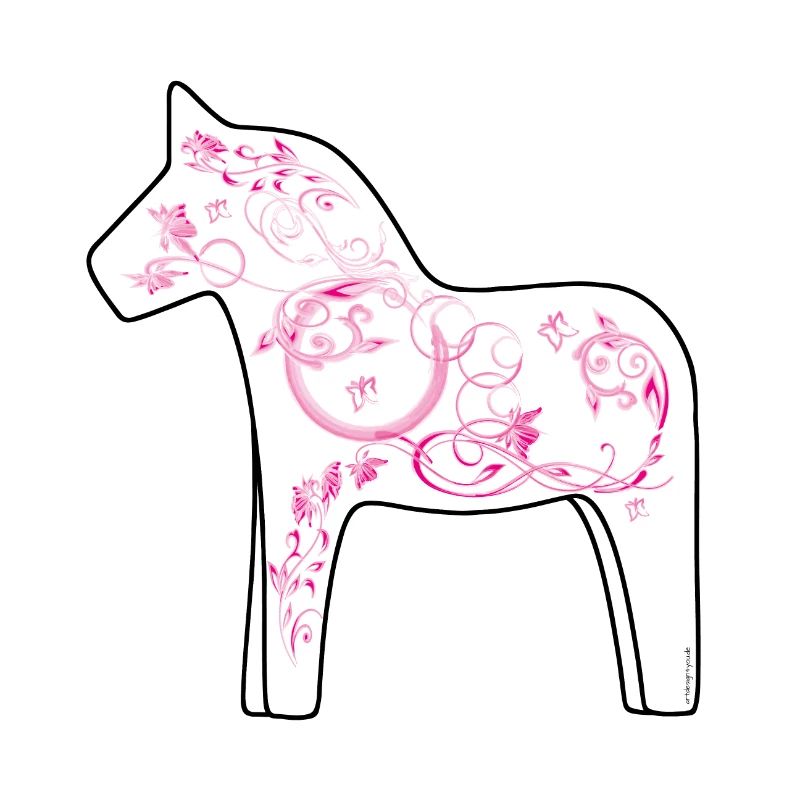 Dala Pferd Pink