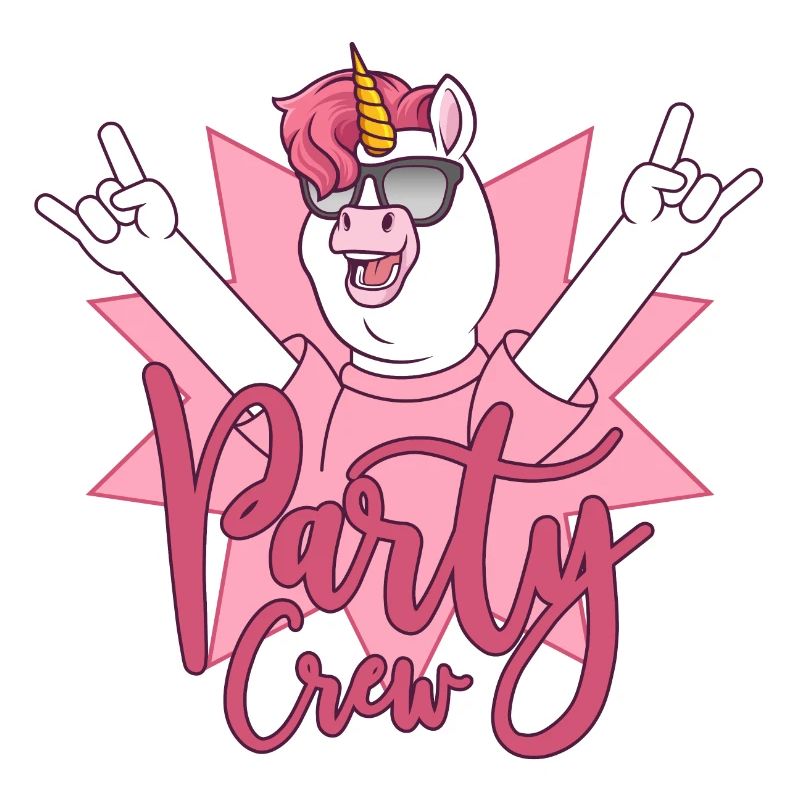 Party Crew Einhorn