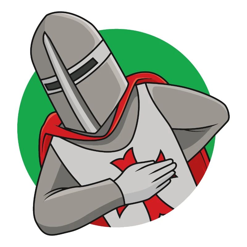 Freundlicher Ritter