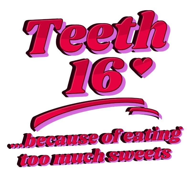 Drôle de sweet tooth statement sucre