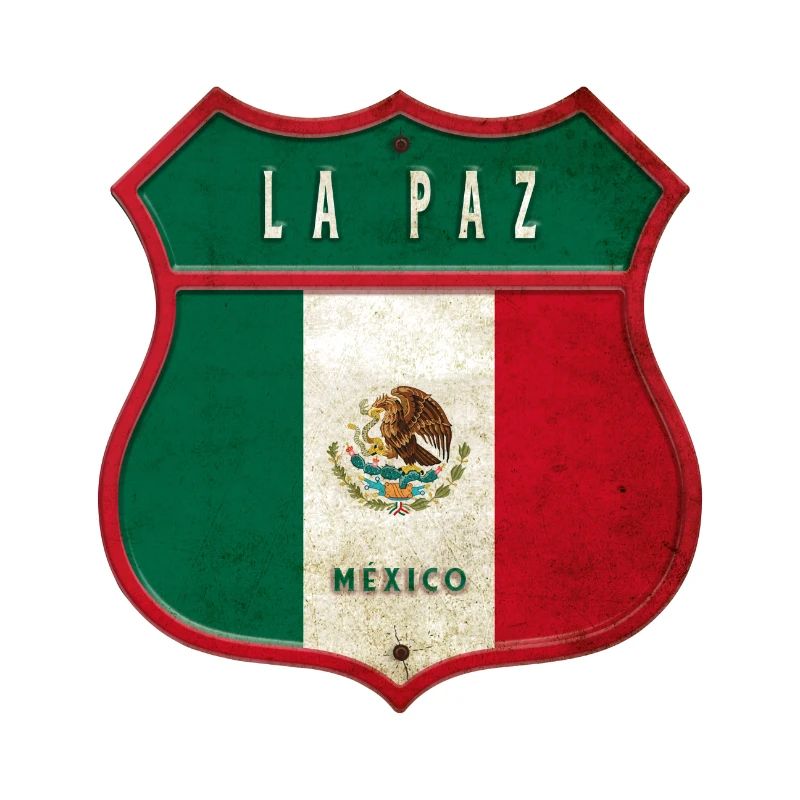 La Paz Mexico crest design