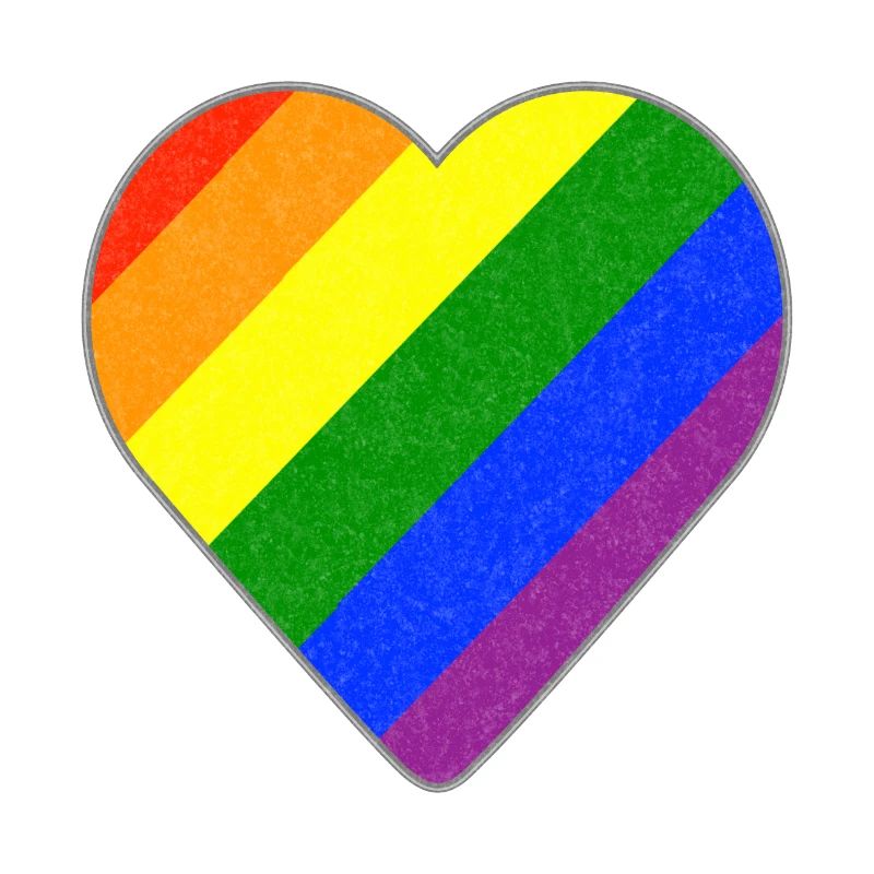 Regenbogen Herz