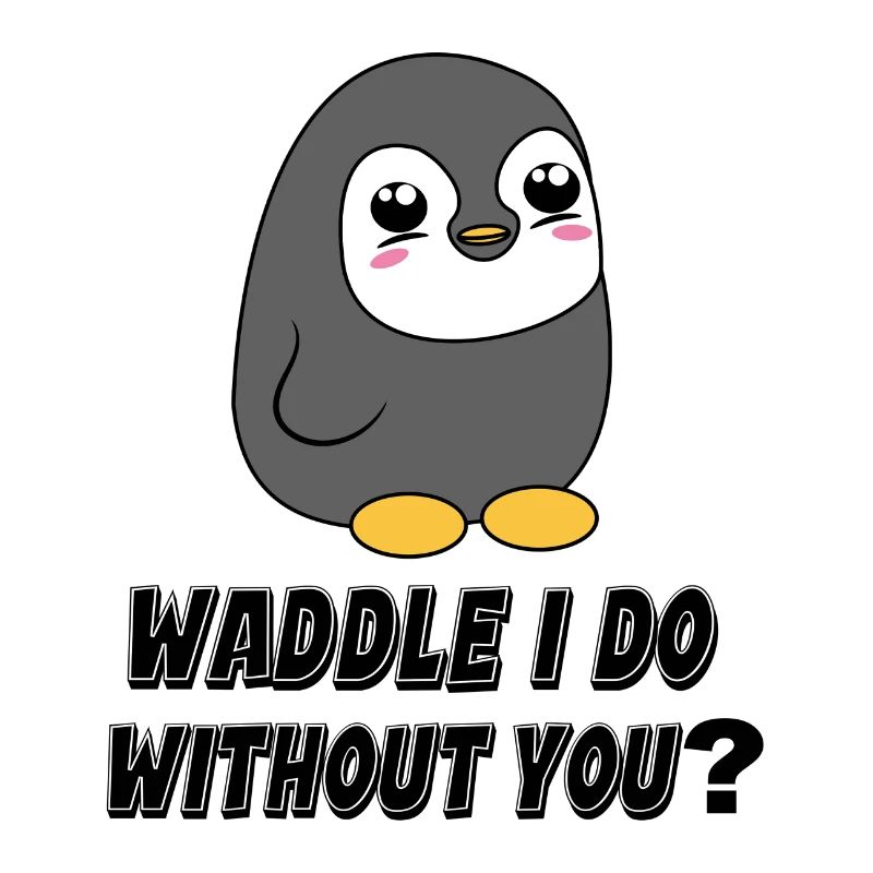 Kalt Vogel Statement Tier Pinguin Südpol