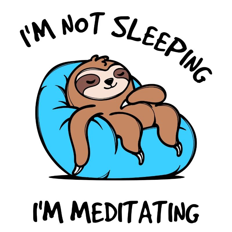 Relax Sloth Sleeping Zoo Animal Statement Tired