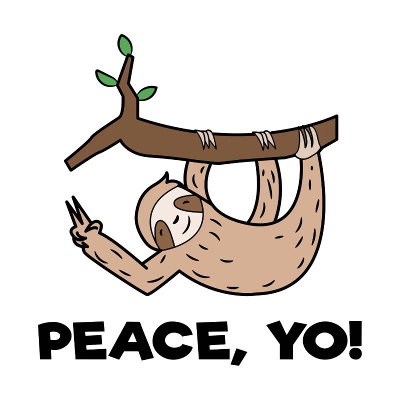 Faultier Hängematte Cool Statement Urwaldbewohner