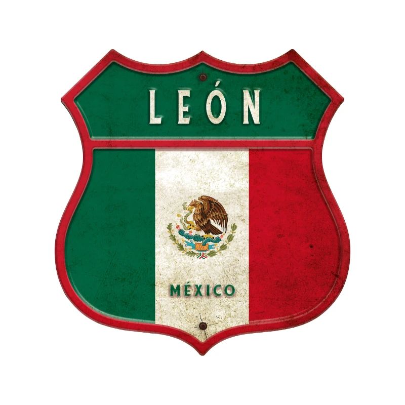 León Mexiko Wappen Design