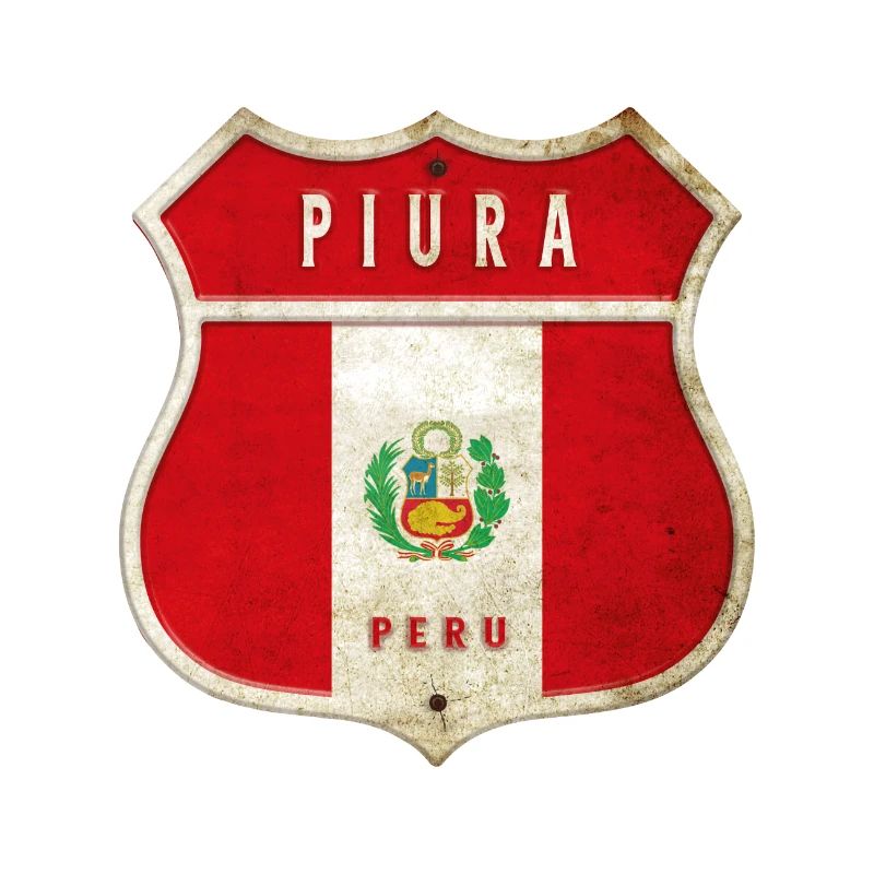 Drapeaux de Piura Pérou