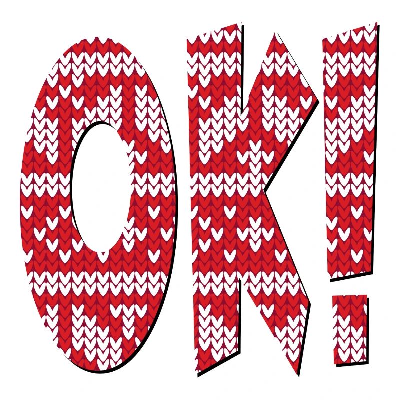 KNITTING PATTERNS OK - APPROVAL SAYINGS