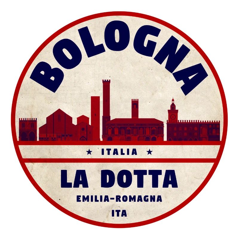 Insigne de la Skyline La Dotta de Bologne