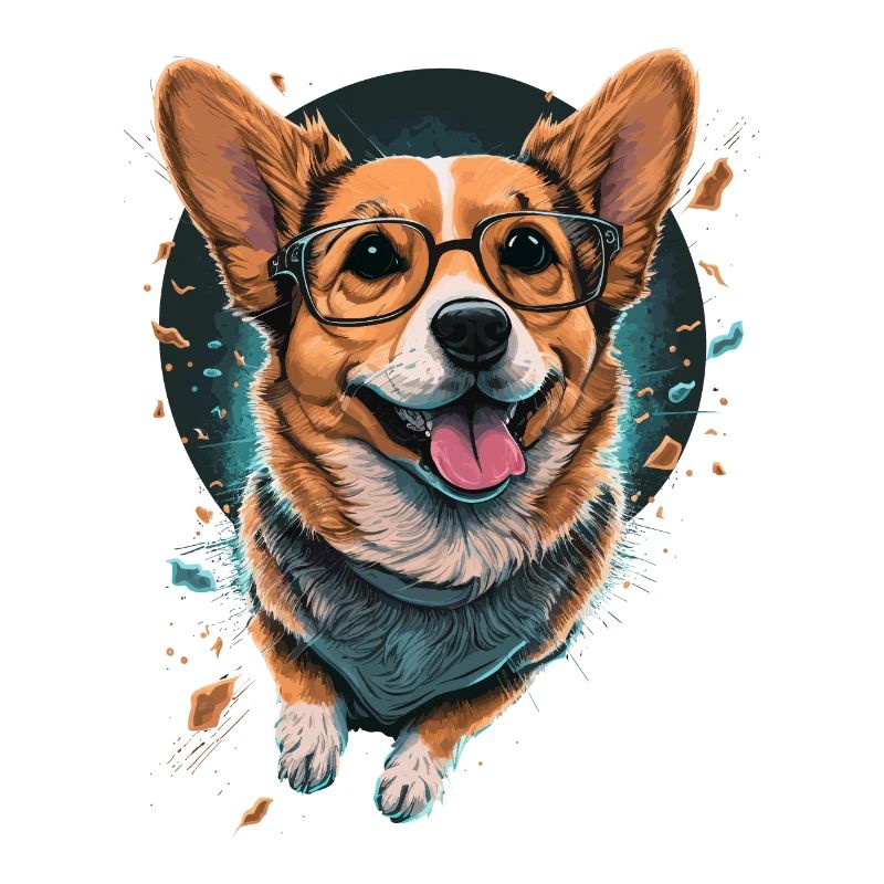 Lustiger Corgi