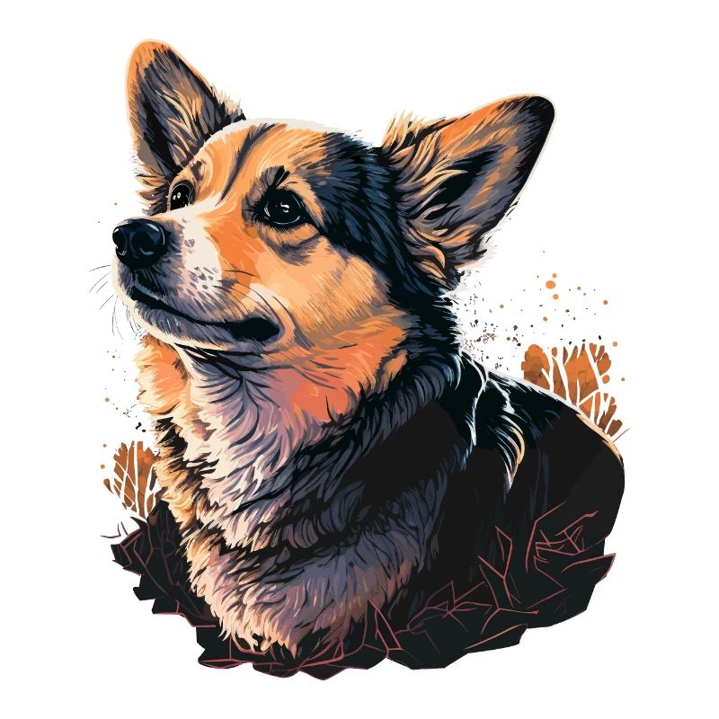 entzückender Corgi