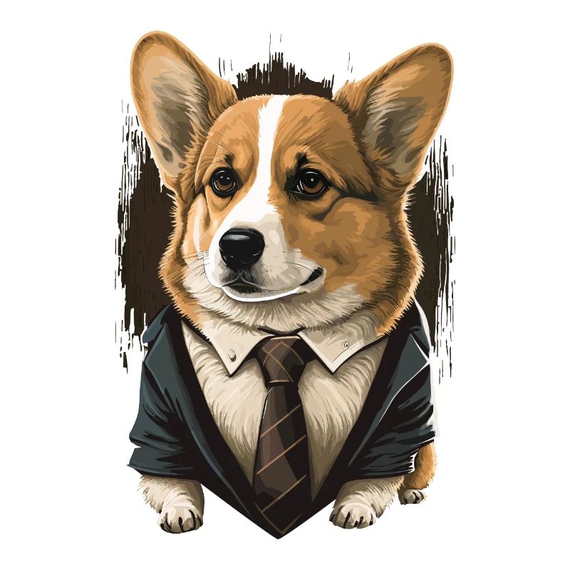 Kurzer süßer Corgi