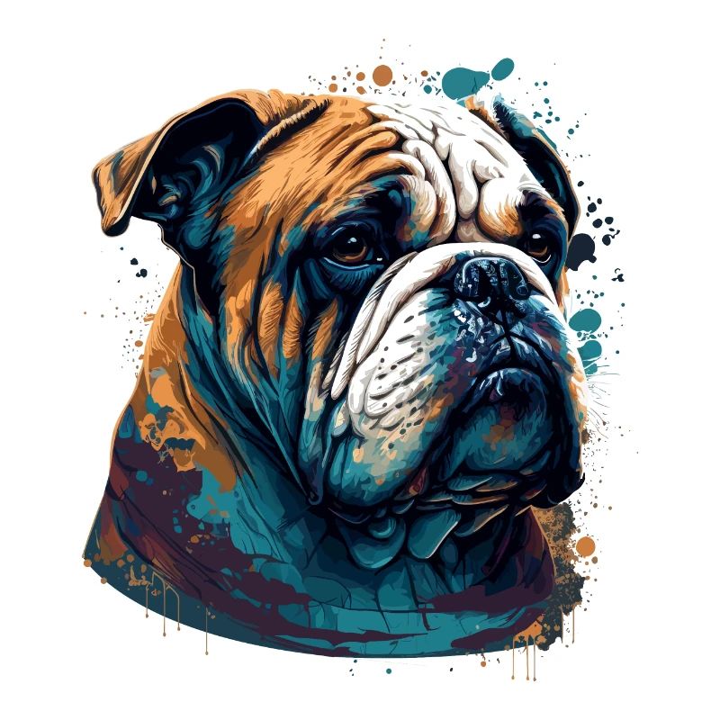 Bouledogue malheureux