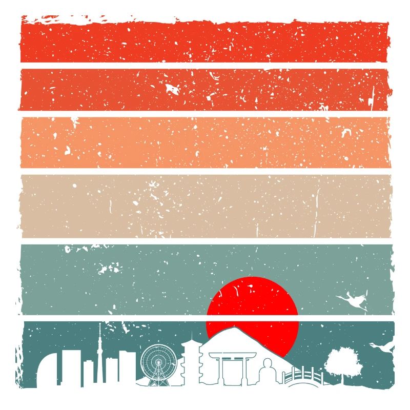 Coucher de soleil Torii Skyline