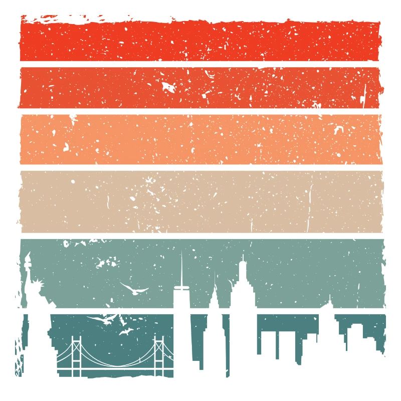 Sunset Skyline Gradient