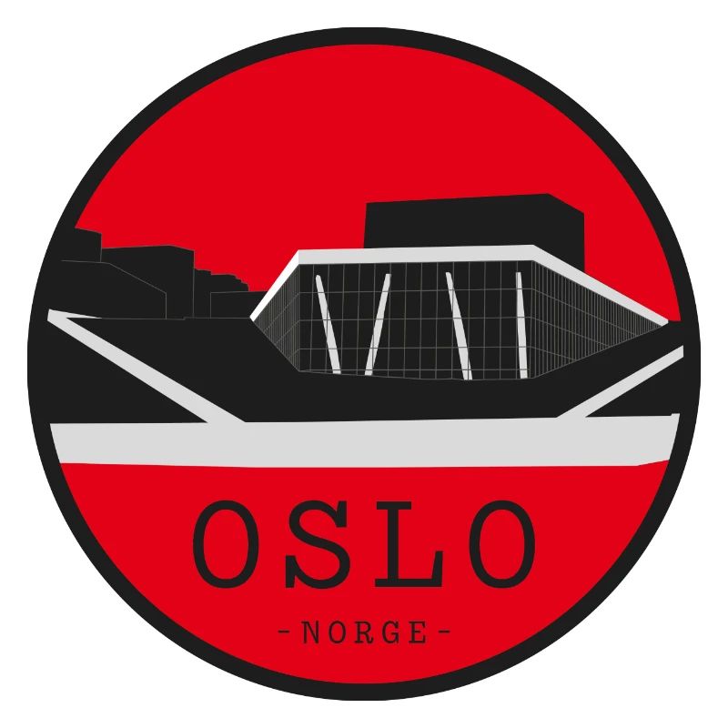 Silhouette de l’Opéra d’Oslo