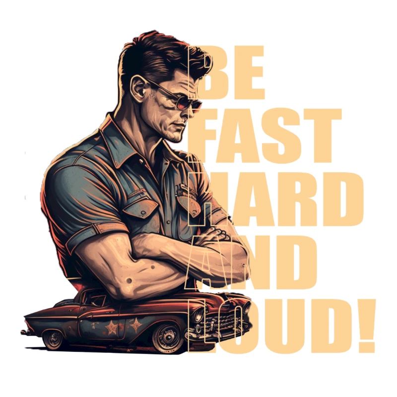 Mechaniker mit Oldtimer