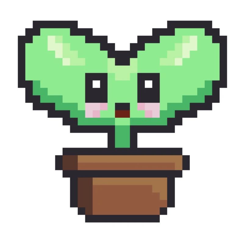 Plant pixel art
