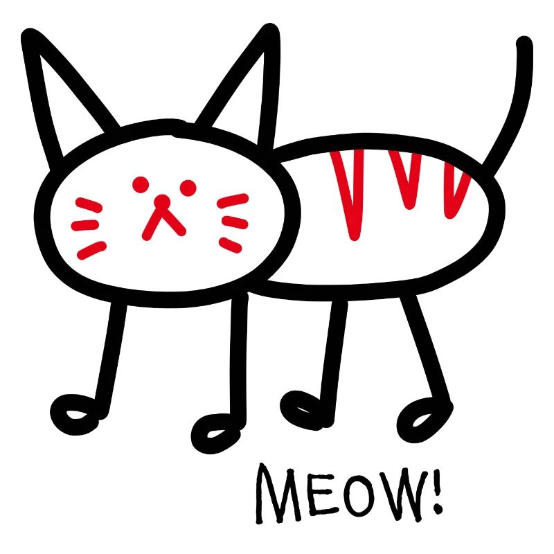 Meow! white