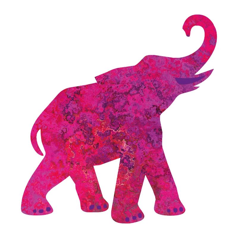 Yoga Pink Elephant Structure Meditation India Yogi