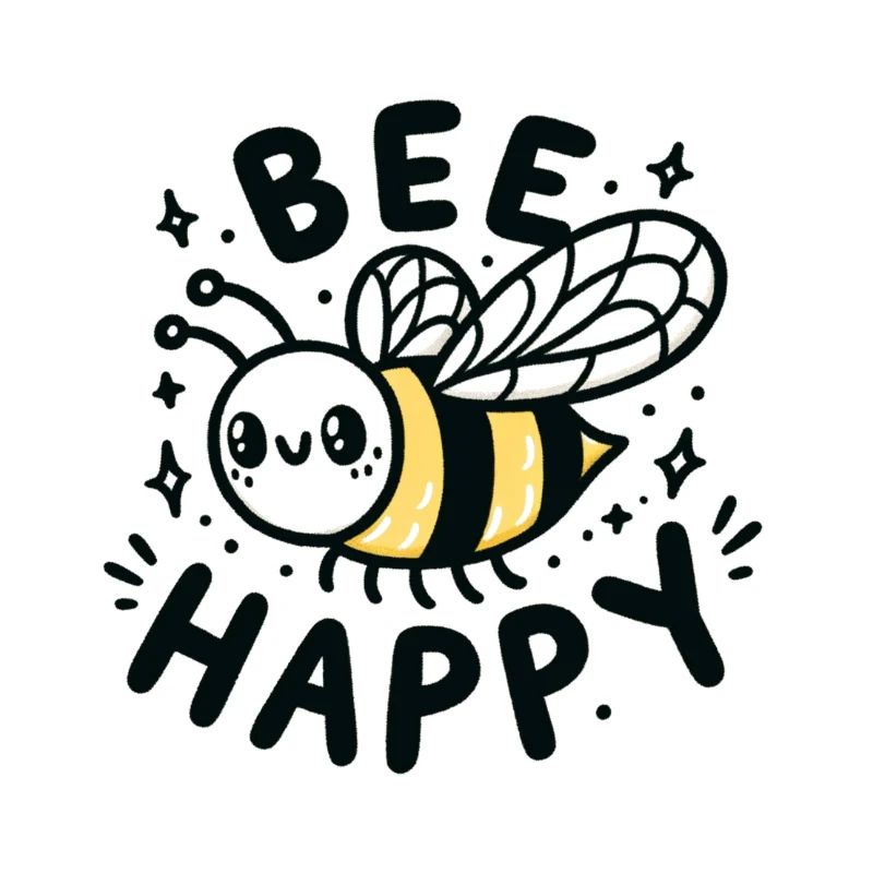 Abeille heureuse