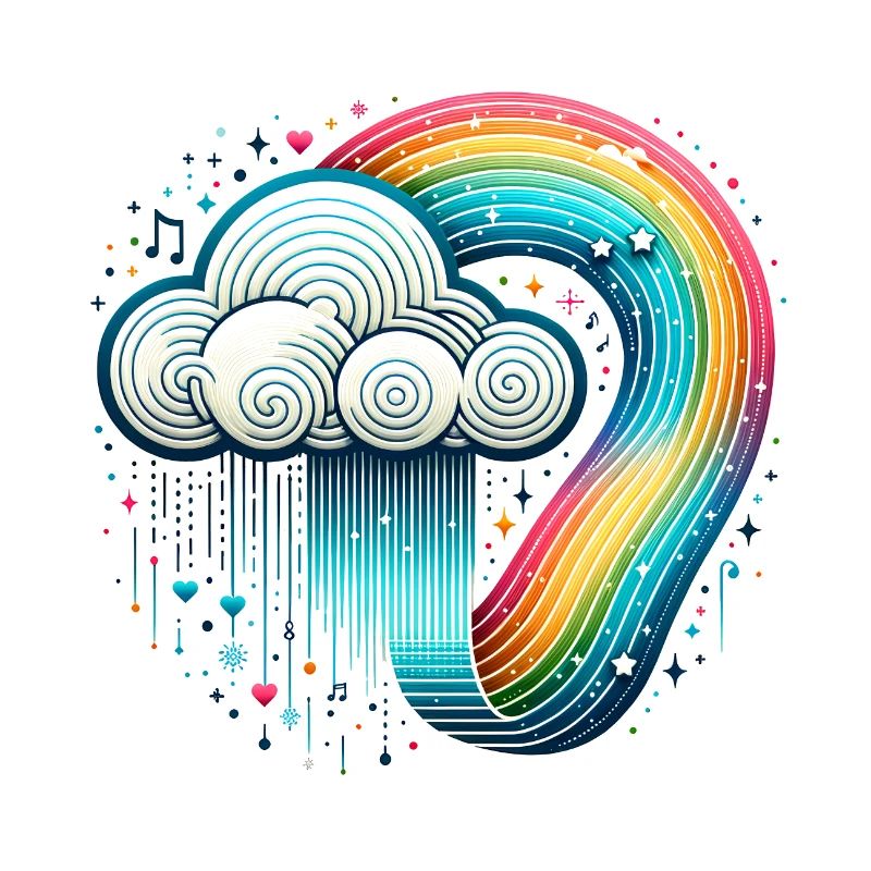 Nuage arc-en-ciel