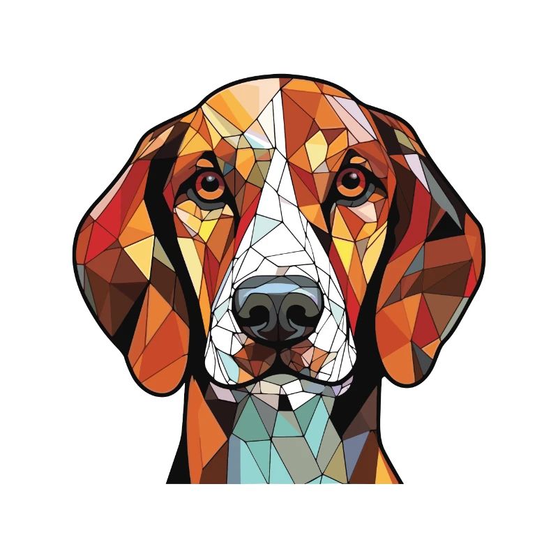 Ariege Pointer chien race aquarelle Illustration