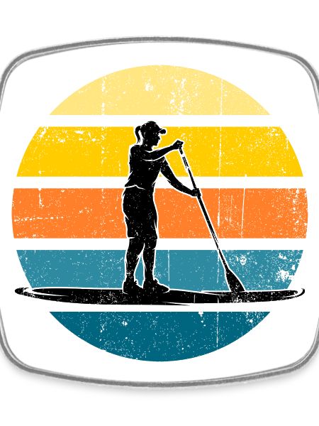 Sunset Paddleboard Silhouette