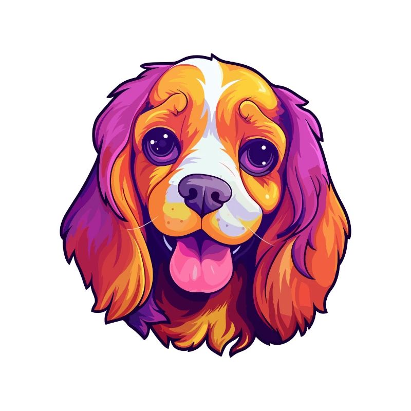 Cavalier King Charles Spaniel Hunderasse Cartoon Ka