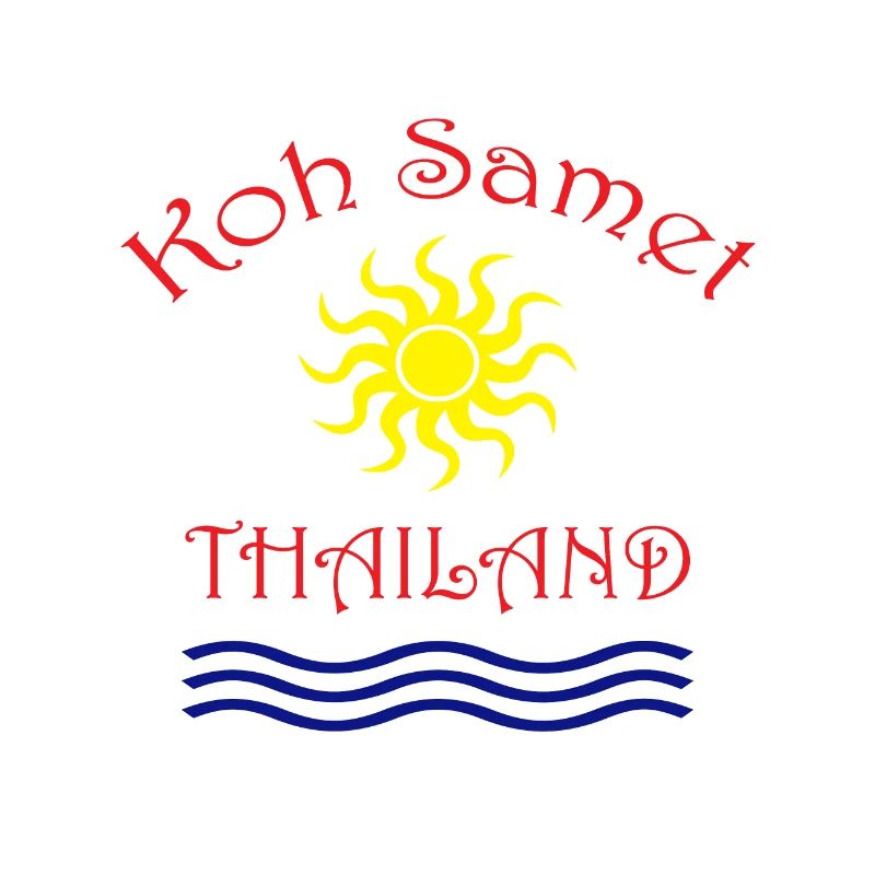 Île de Koh Samet Conception du soleil et des vagues