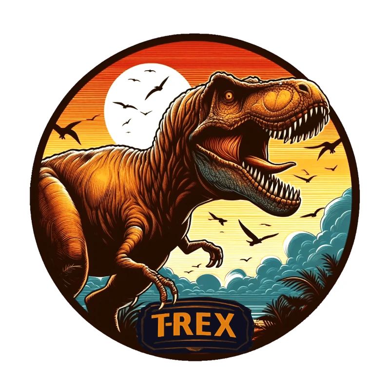 Dinosaure T-Rex logo