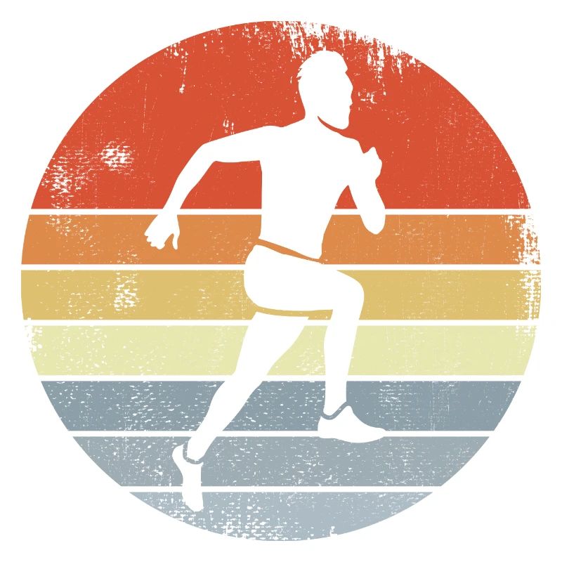 Vintage Runner Drawing