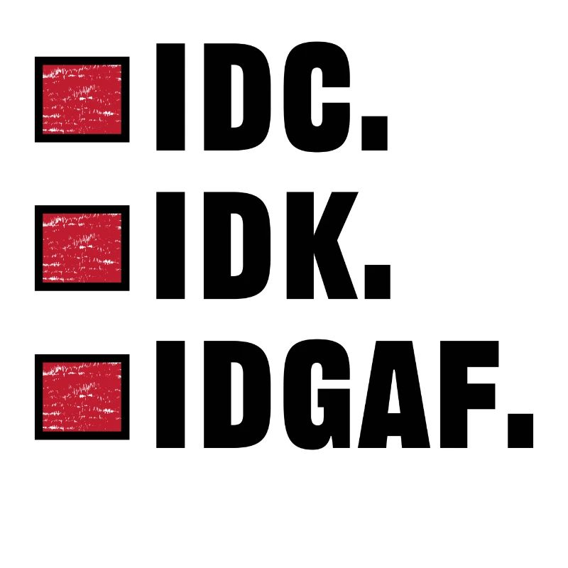I don't care statement funny indifferent
