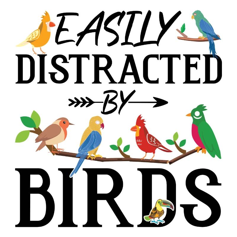 Facilement distrait par les oiseaux