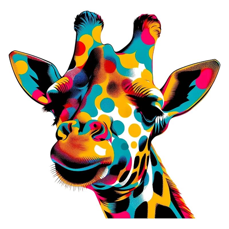 Girafe Pop Art