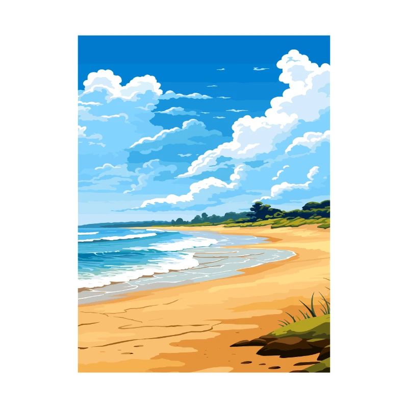 Great Sandy Nationalpark Australien Reiseplakat