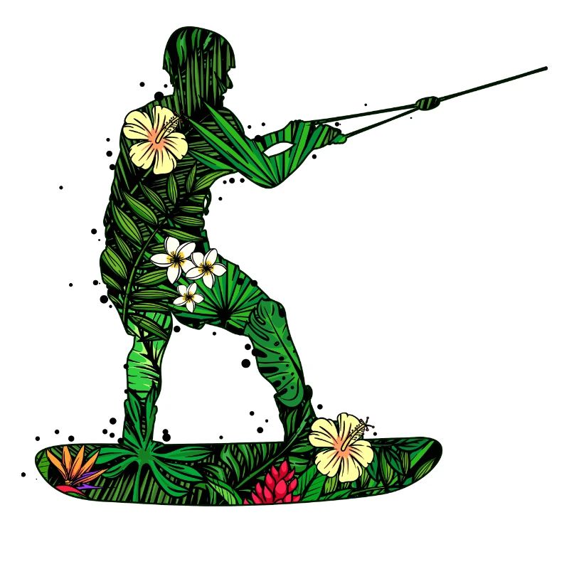 Wakesurfing Wakeboard Surfing Kitesurfer Surfboard