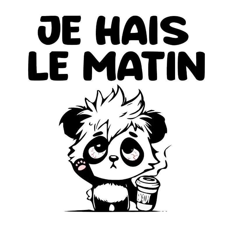 I hate the morning panda