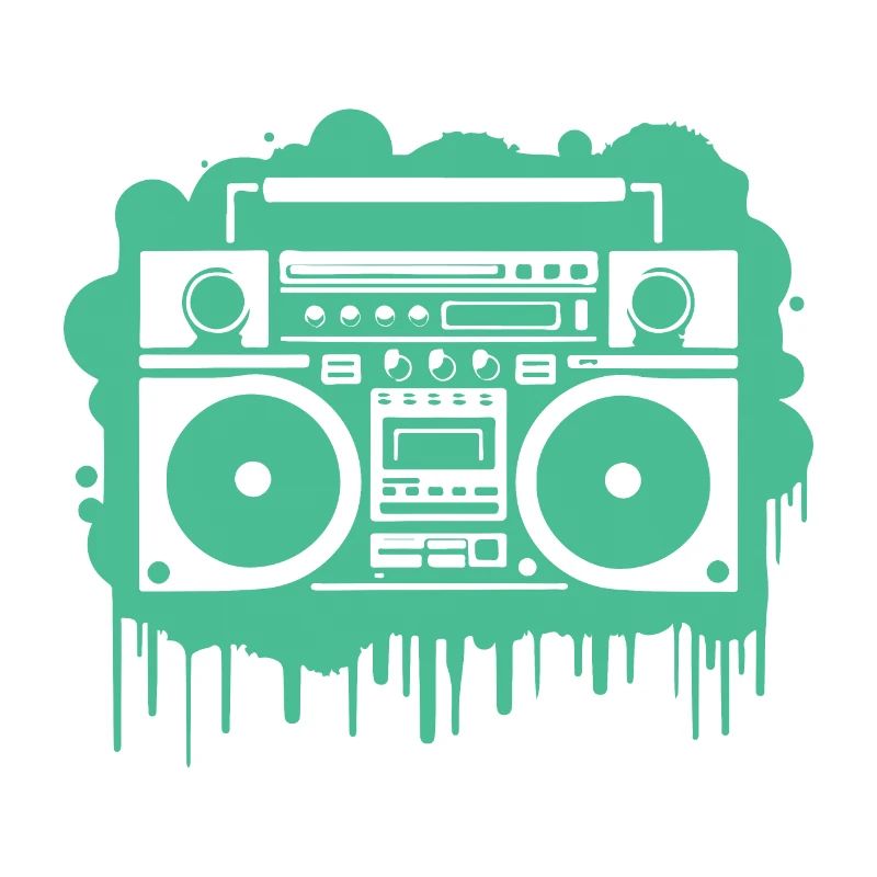 Boom Box ciano